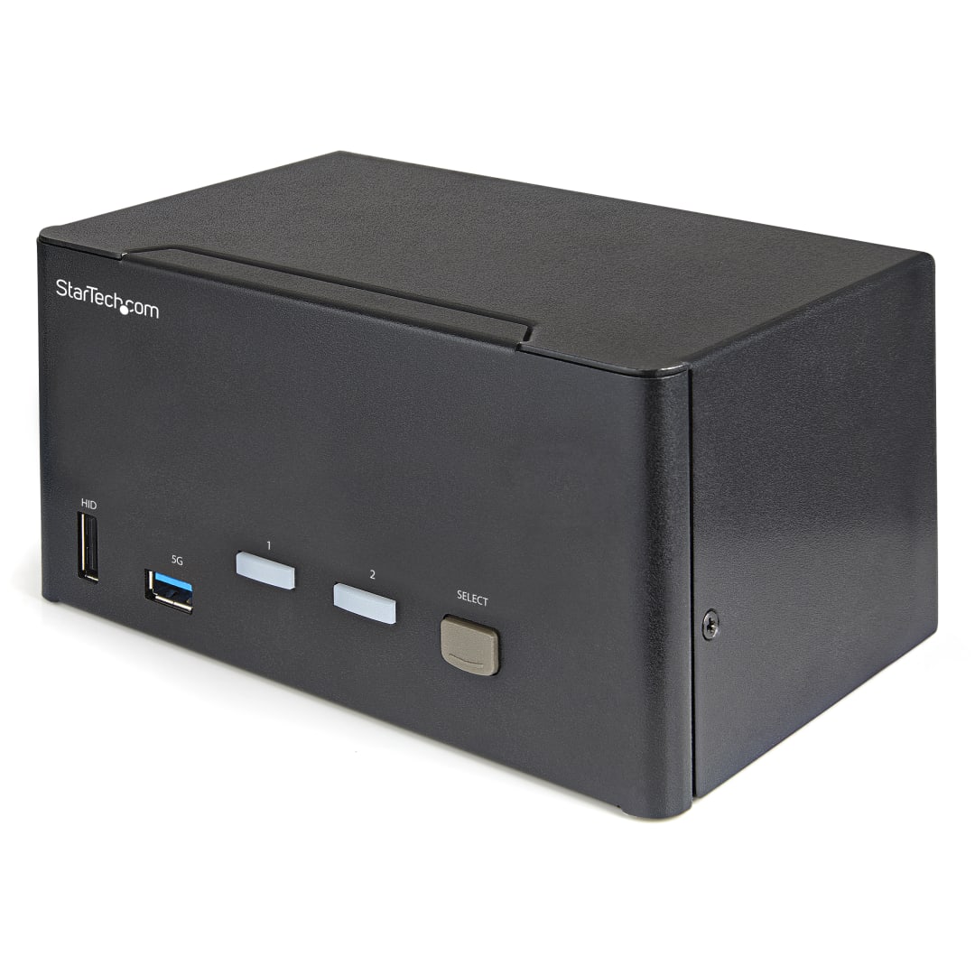 2 Port Triple Monitor DP 4K 60Hz KVM Switch