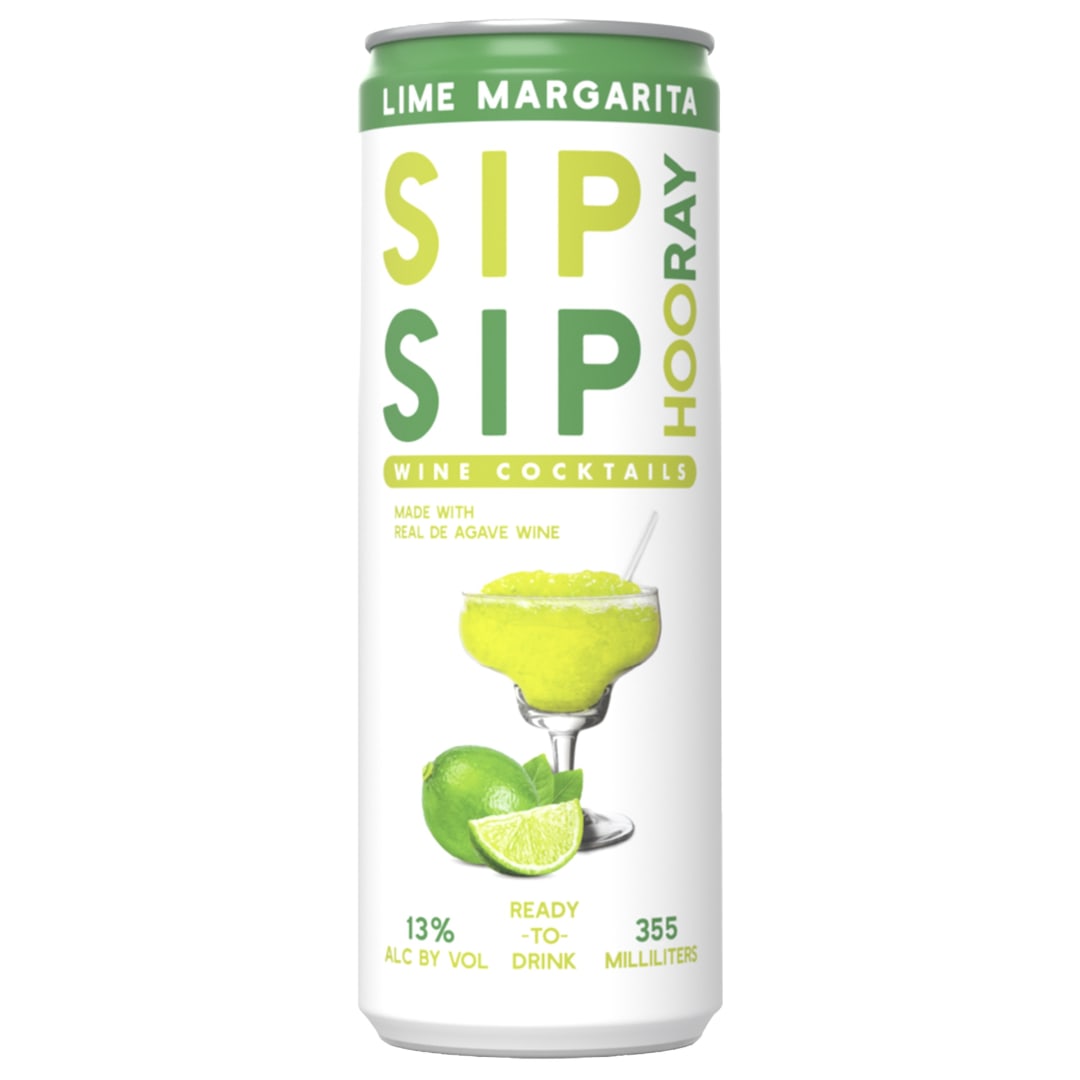 Sip Sip Hooray Lime Margarita Wine Based Cocktail 355ml 26 Proof