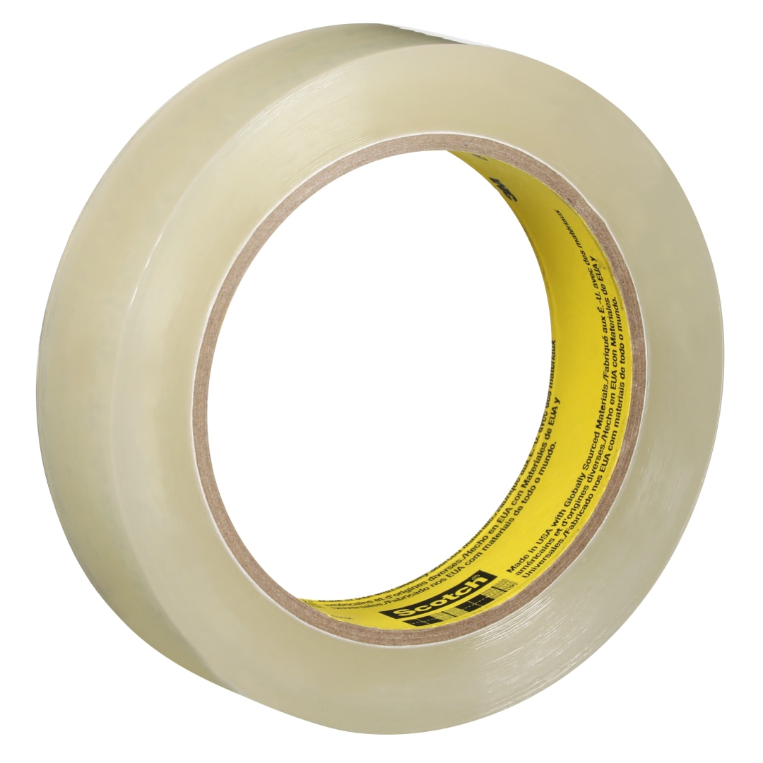 Scotch® Light Duty Packaging Tape 600, Clear High Clarity, 1 in x 72 yd, Invidually Shrink Wrapped on Plastic Core