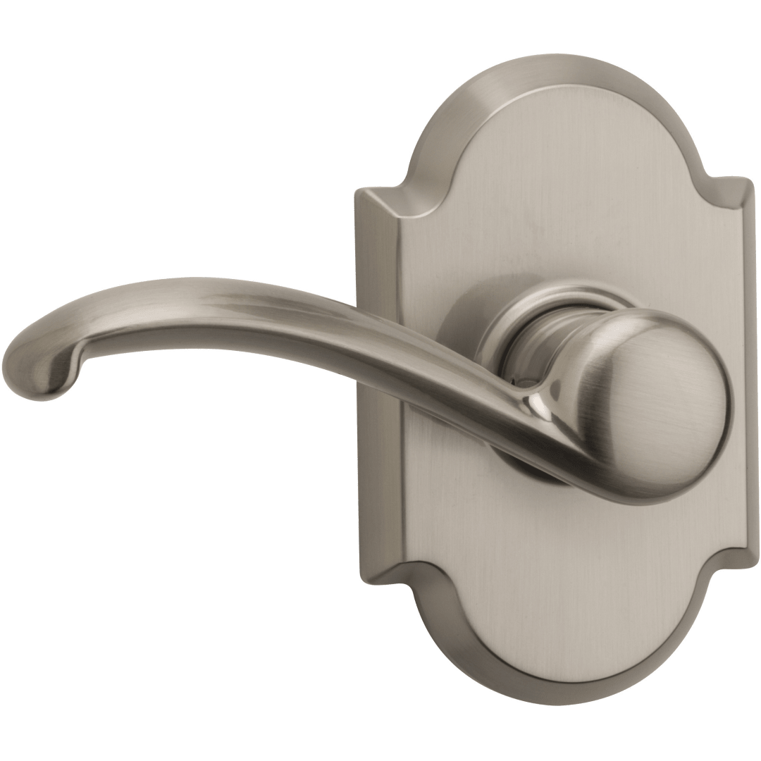 Austin Left-Handed Half-Dummy Lever in Satin Nickel