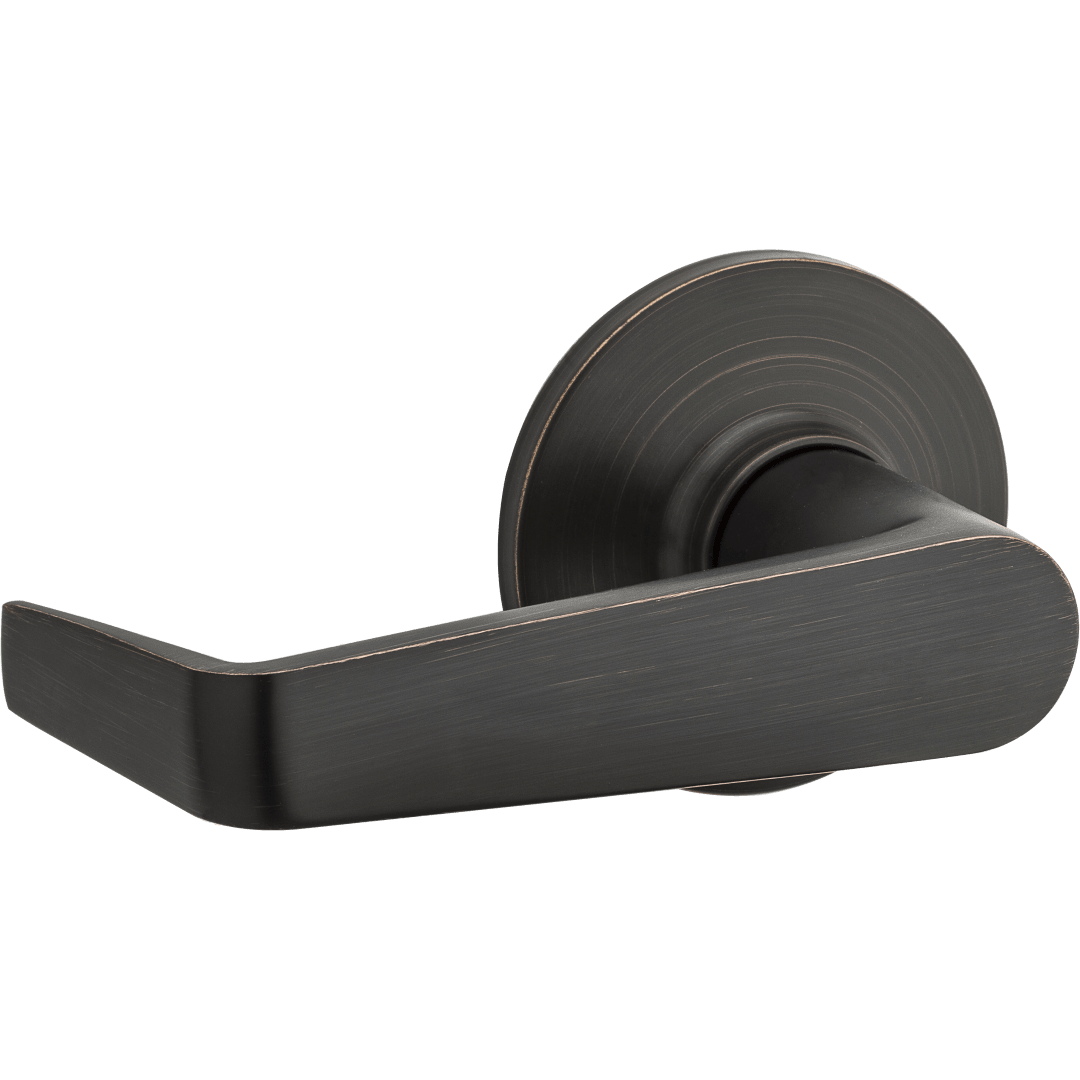 Carson Round Hall/Closet Lever in Venetian Bronze