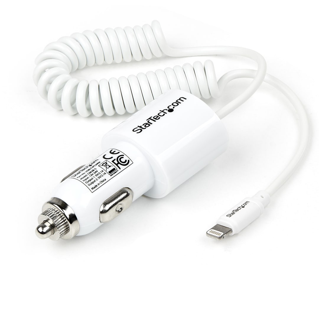 Apple Lightning 2 Port Car Charger Cable
