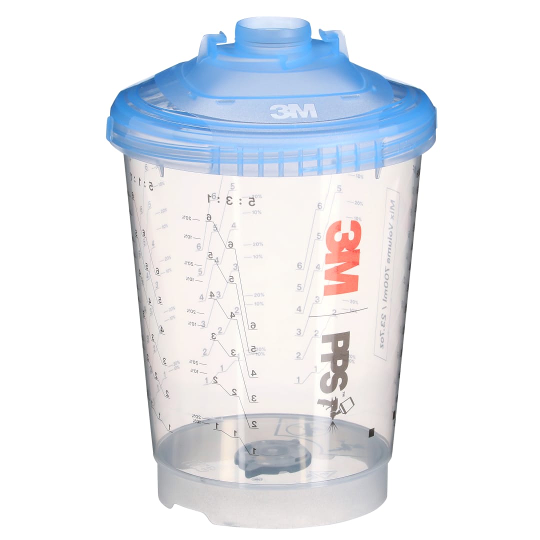 3M™ PPS™ Serie 2.0 Hartbecher Lackverarbeitungssystem Kit, Standard, 700 ml, 125 µm, 26163