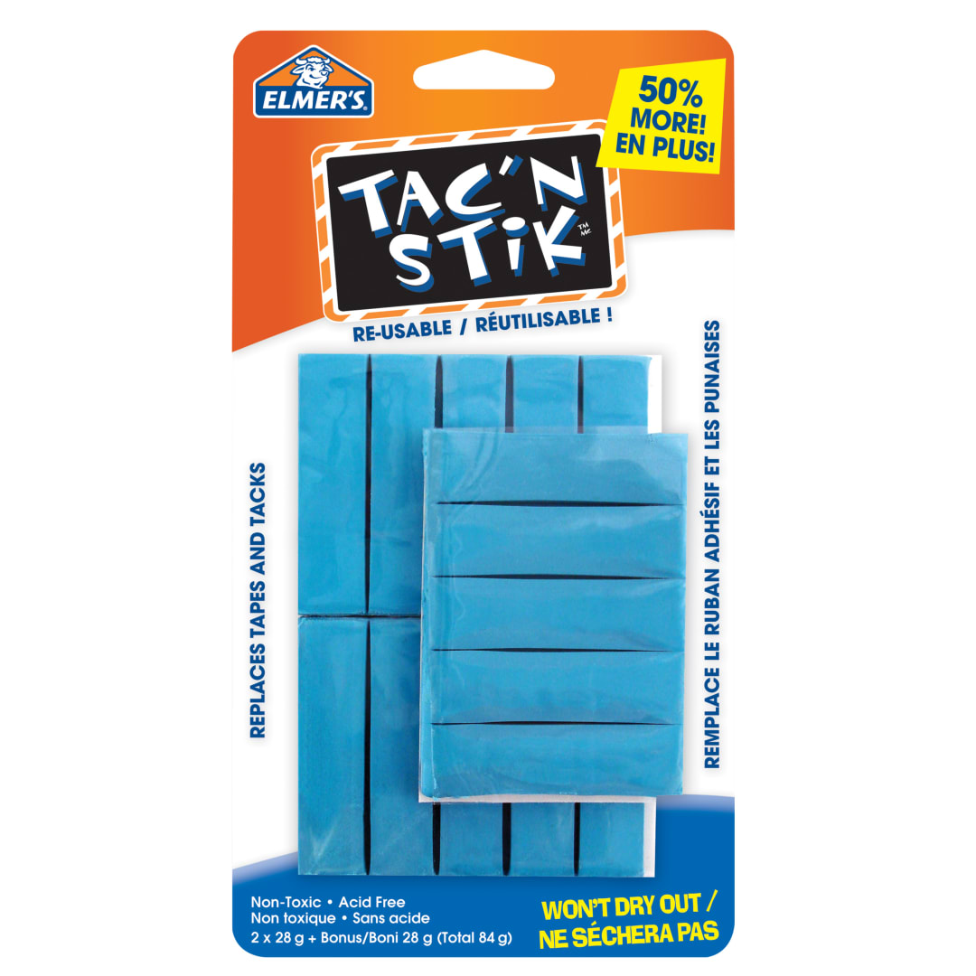 ELMER'S TAK N STIK 28G (X3) 12PK/200