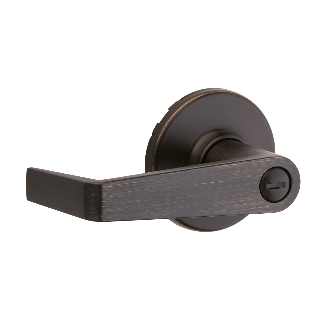 Kingston Round Bed/Bath Lever in Venetian Bronze