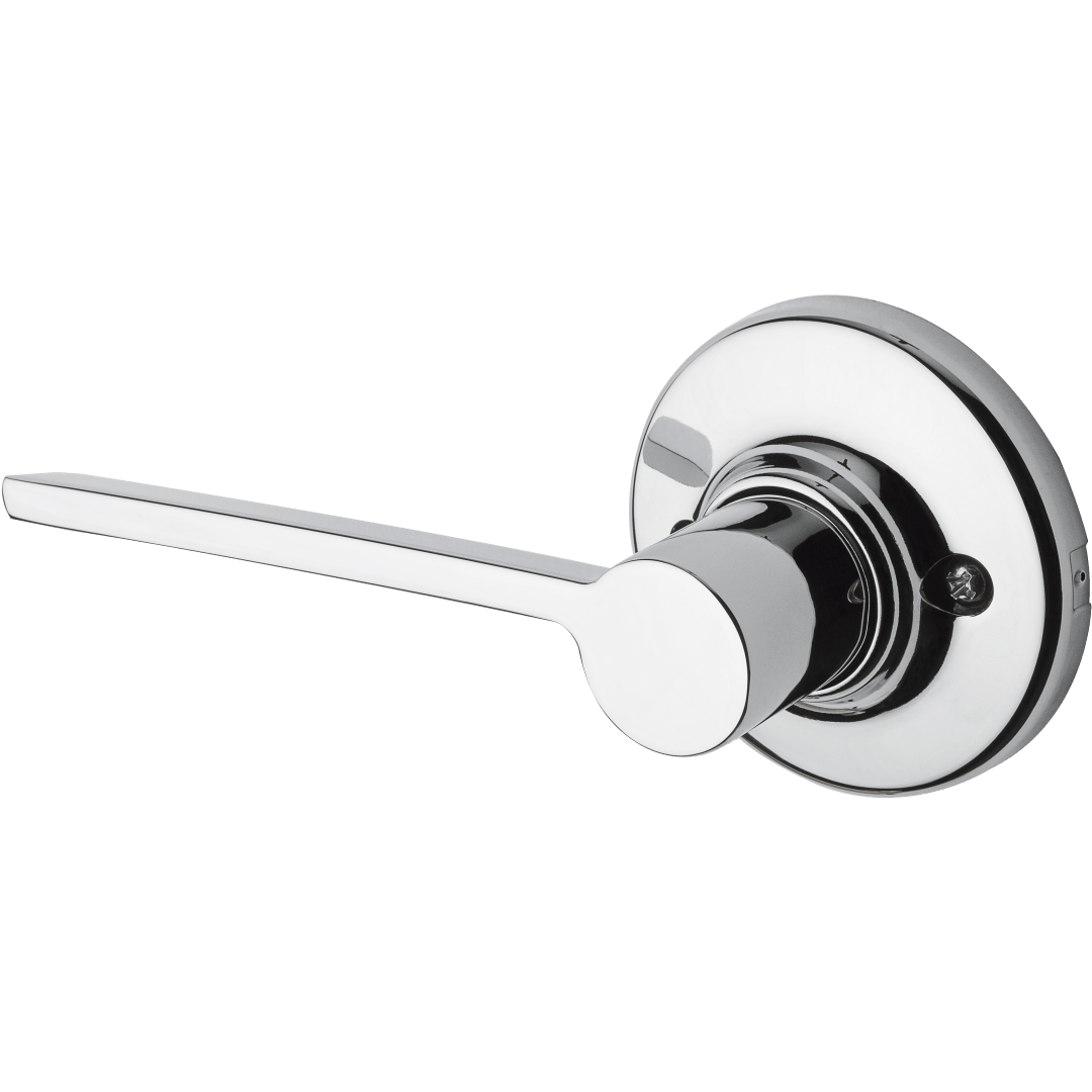 Ladera Half - Dummy Left Hand Door Lever in Polished Chrome