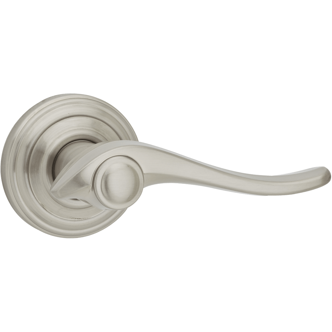 Avalon Hall/Closet Lever in Satin Nickel