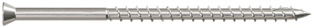 Simpson Strong-Tie T07300FWP Deck-Drive™ DWP WOOD SS Screw — #7 x 3 in. T-15, Trim Head, Type 316 (60-Qty) (Pack of 600)