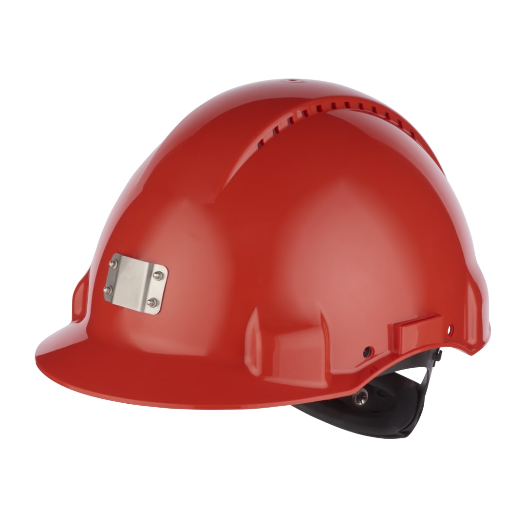 3M™ Sert Başlık, Uvicator, Mandallı, Havalandırmalı, Plastik Ter Bantlı, Lamba Tutuculu, Kırmızı, G3000NUV-10-RD