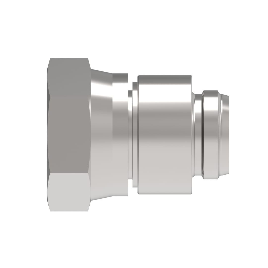 Aeroquip 3/4 Female JIC Swivel Stnls X 3/4 Cnvltd Tfln