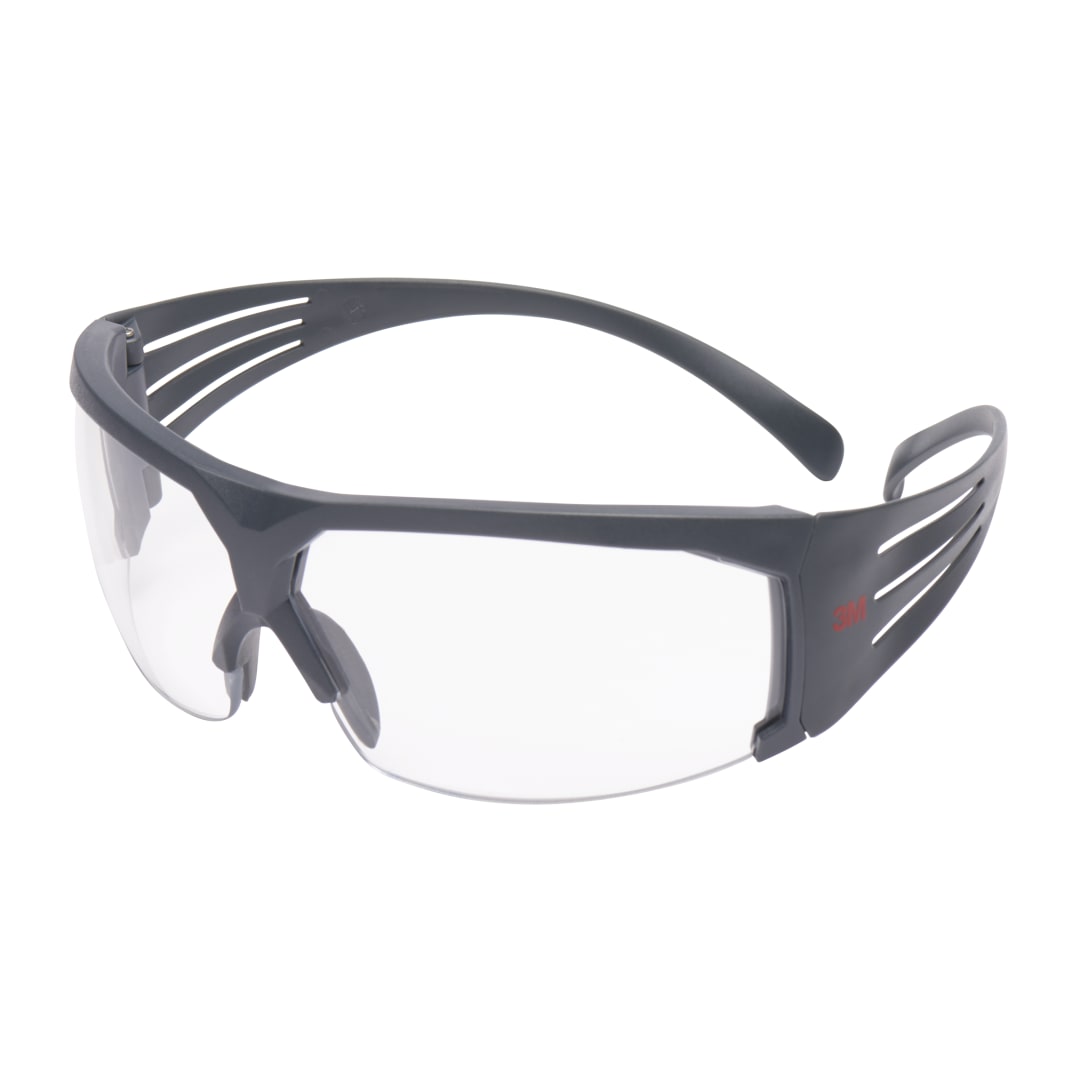 3M™ SecureFit™ 600 İş Güvenliği Gözlükleri, Gri çerçeve, Scotchgard™ Buğu Önleyici / Çizilmeye Dayanıklı Kaplama (K ve N), Şeffaf Lens, SF601SGAF-EU, 20/Kutu