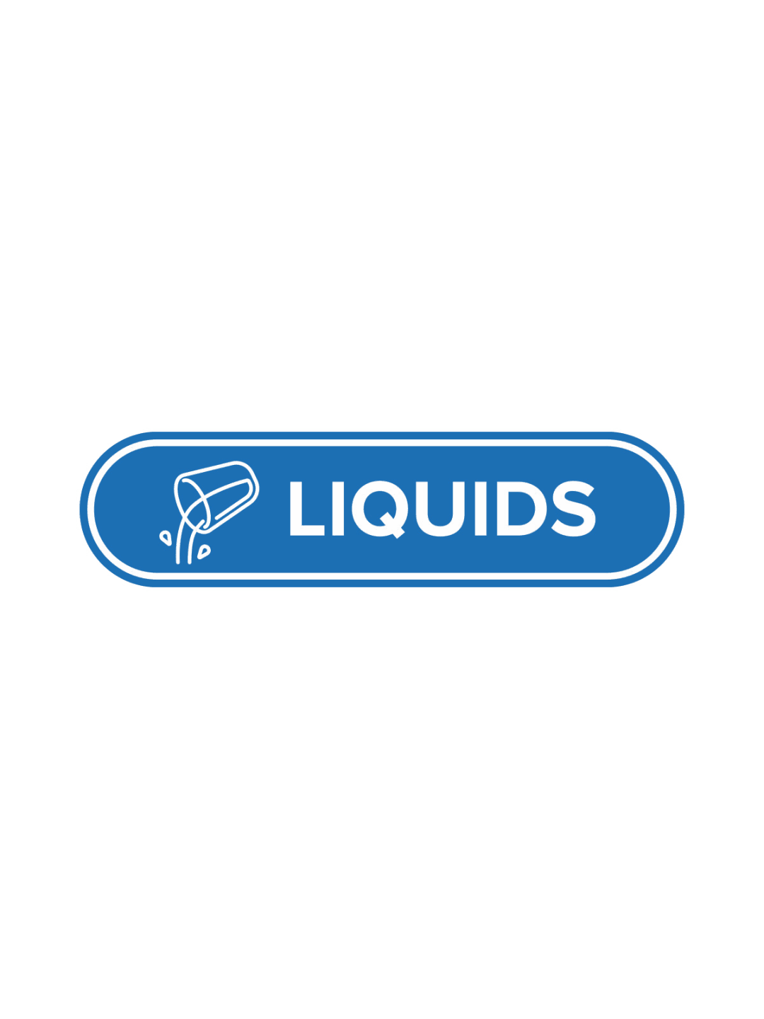  LIQUID COLLECTION - Label - Essential - Liquids - Blue-White