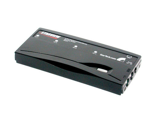 4 Port Mini StarView PS/2 KVM Switch