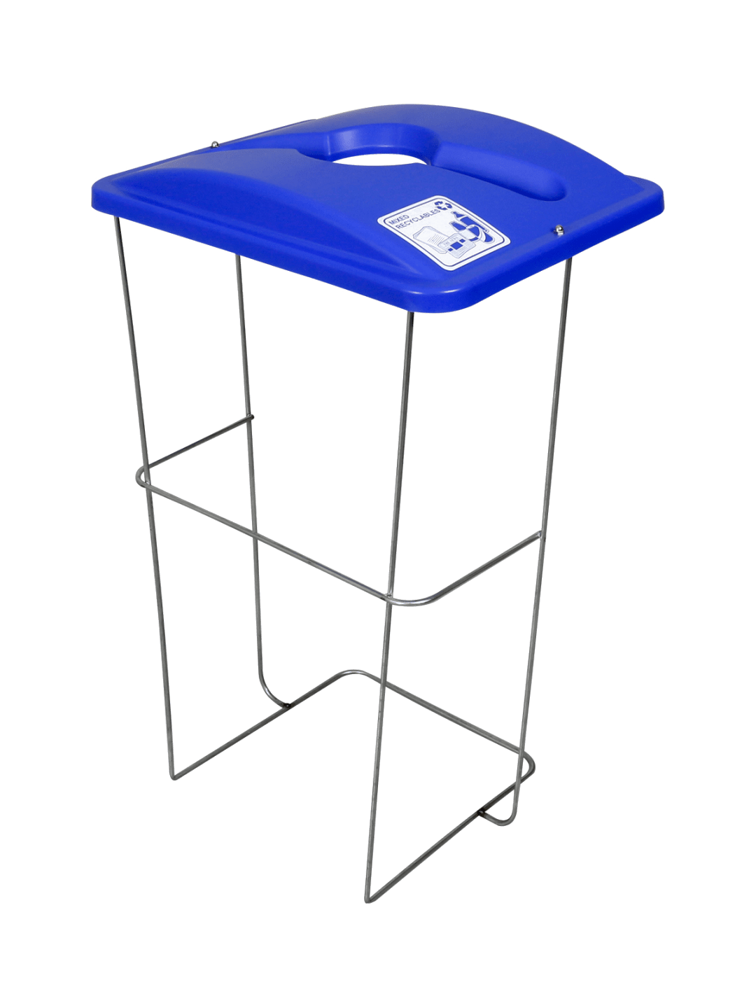 WIRE EVENT CONTAINER (5 Pack) - Single - Kit - Mixed Recyclables - Mixed - Blue