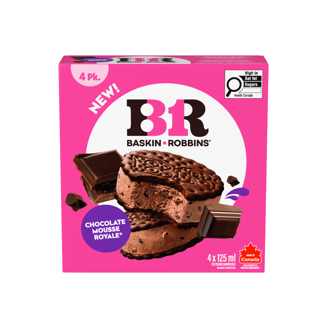 BR Choc Mousse Ryl Sdwch 8(4x125ml) CA