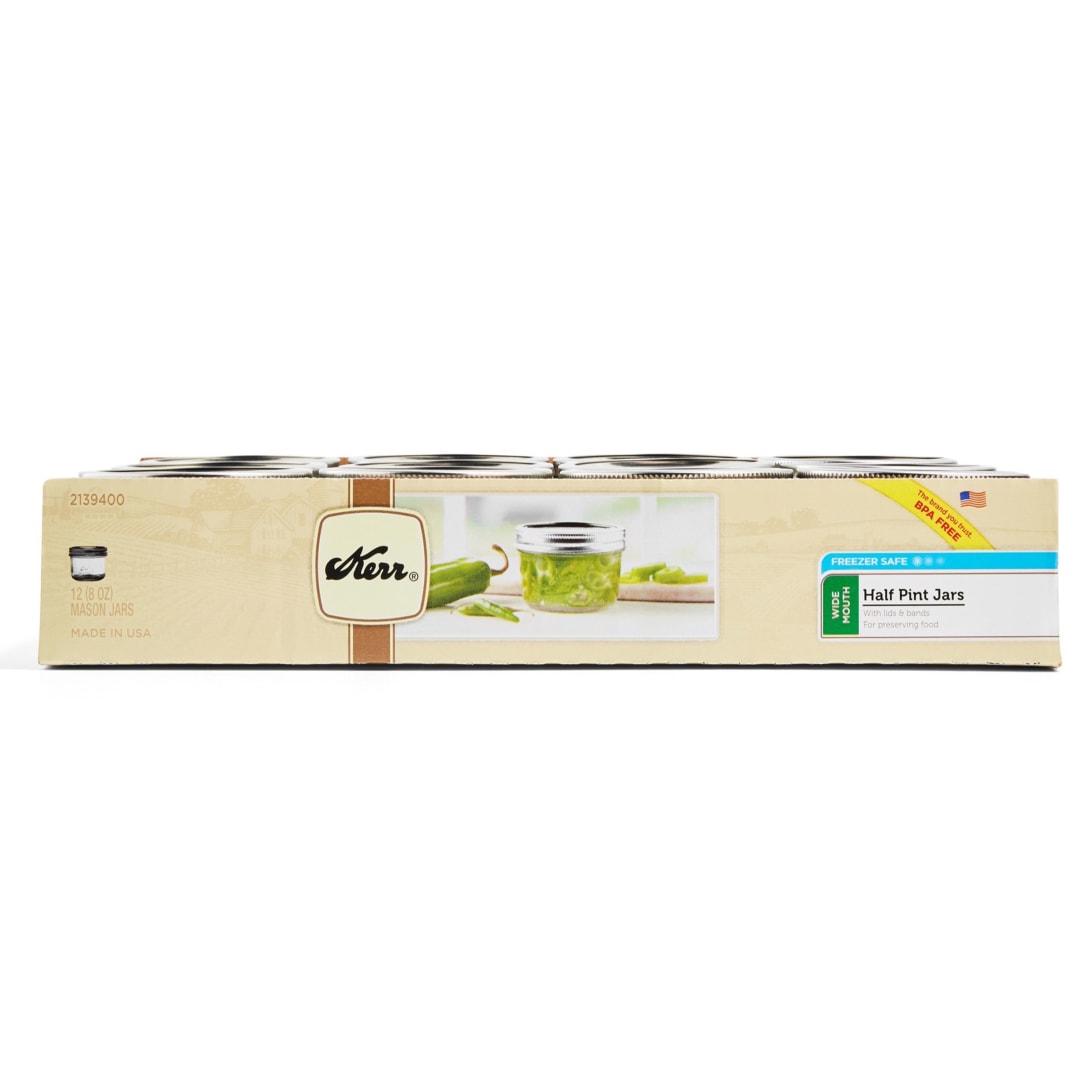 KERR WM 8OZ HALF PINT JAR 12PK