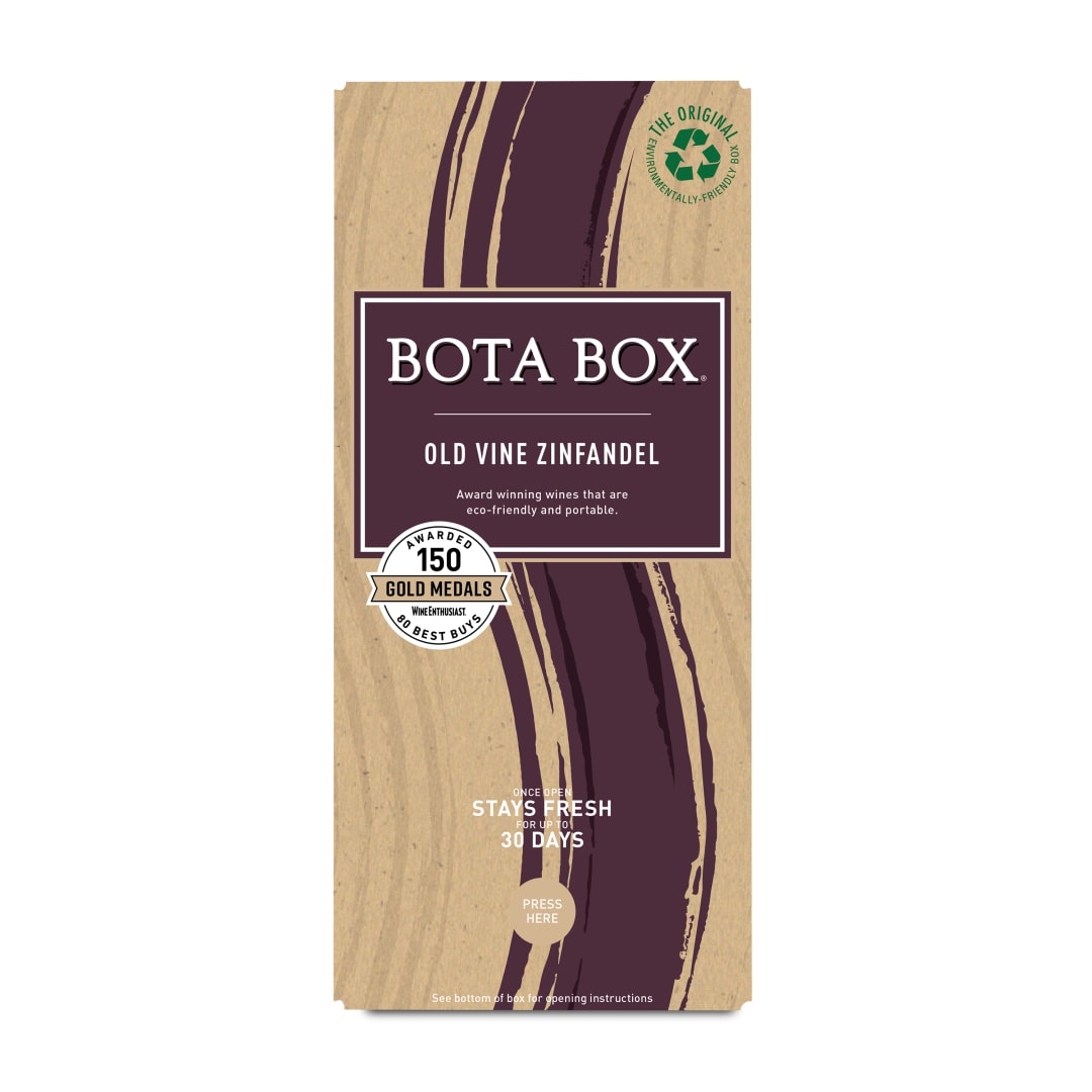 Bota Box Old Vine Zinfandel Red Wine, 3L (Equals 4 x 750mL Glass Bottles), 13.5% ABV