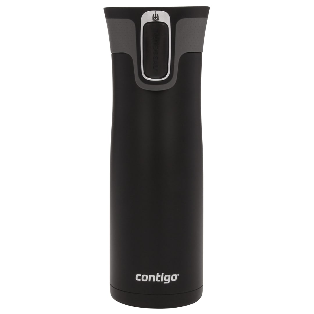 Contigo® West Loop Stainless Steel Travel Mug with AUTOSEAL® Lid, Matte Black, 20 oz