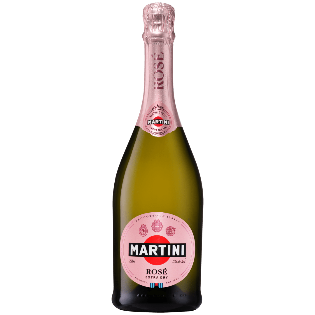 Martini & Rossi Sparkling Rose Wine - Sparkling Wine Bottle 11.5% 750mL