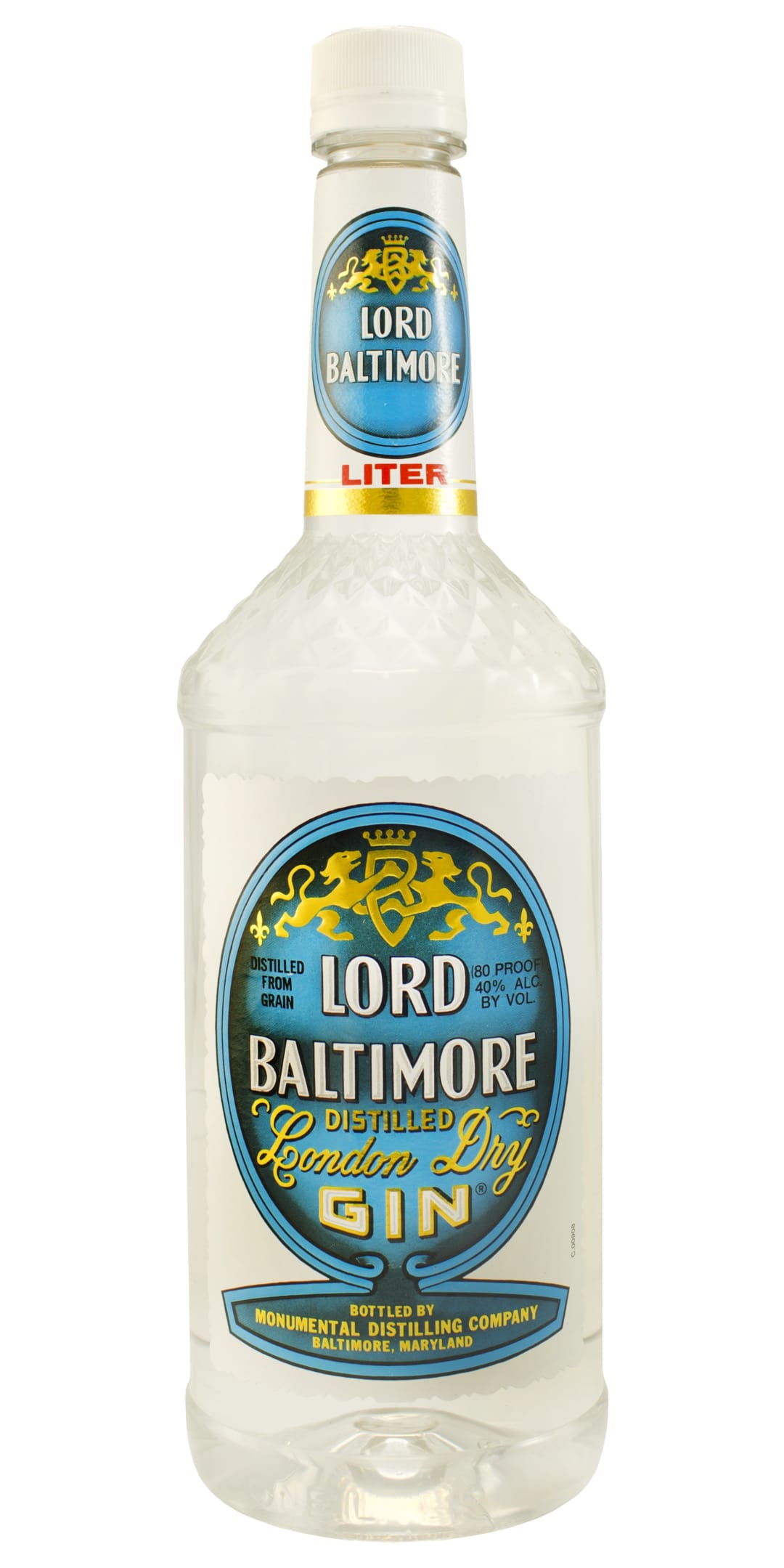 Lord Baltimore Dry Gin 1l 80 Proof