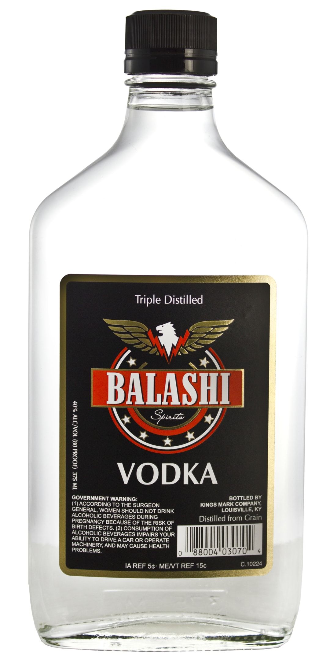 Balashi Vodka 375ml 80 Proof