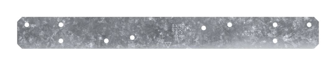 Simpson Strong-Tie ST12 ST 11-5/8 in. 16-Gauge Galvanized Strap Tie (Pack of 6000)