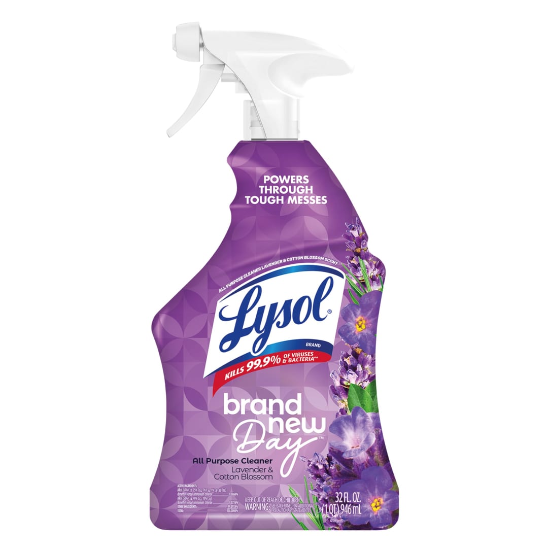 LYSOL® All Purpose Cleaner - Trigger Brand New Day™ Lavender & Cotton Blossom 9/32 oz.