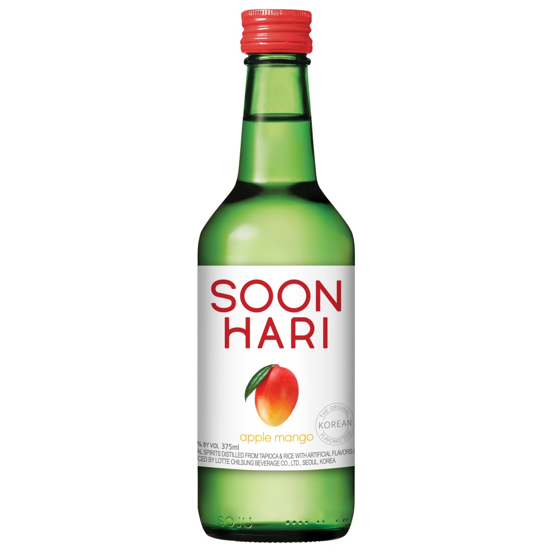 Soonhari Korean Soju Apple Mango Non-appellated 375ml