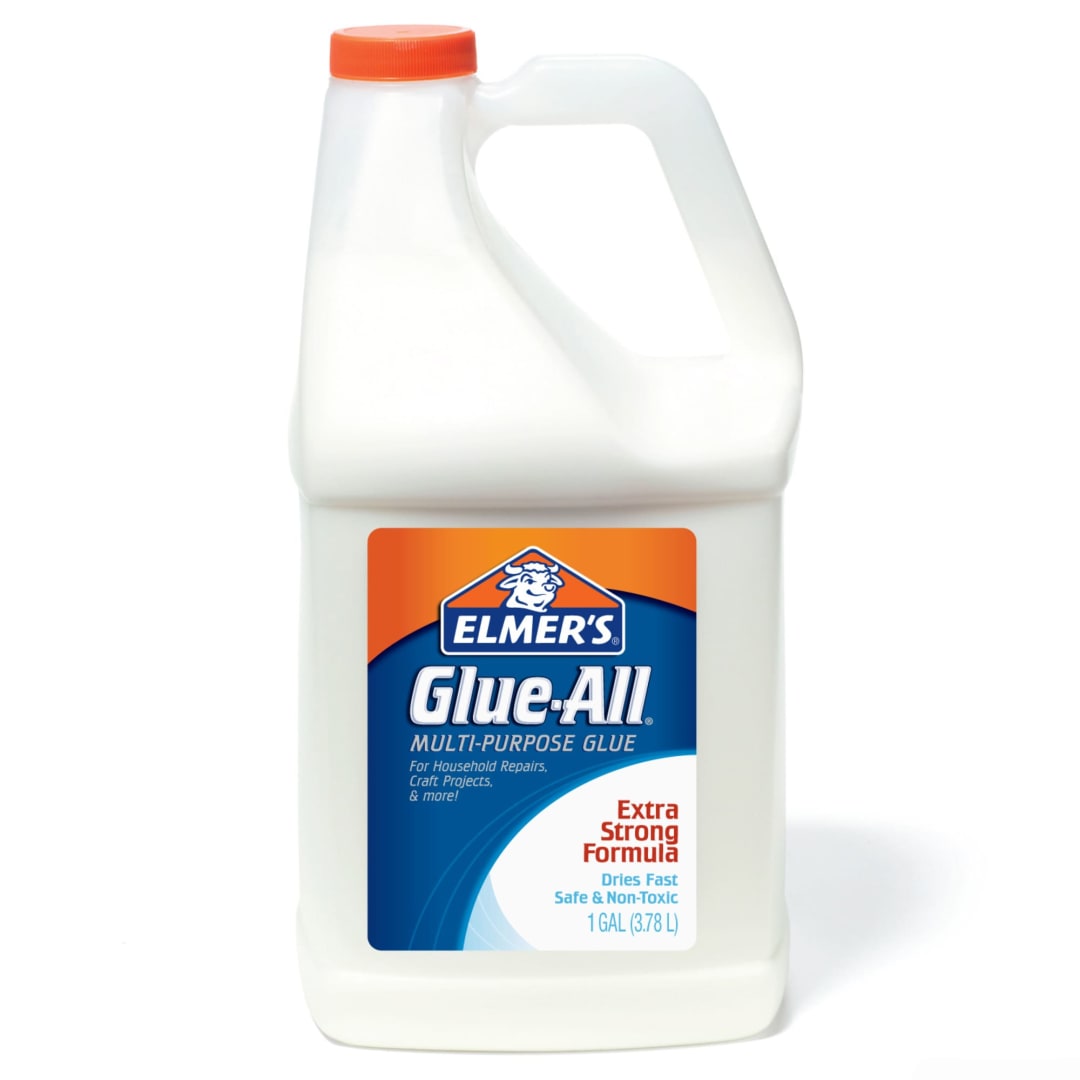 Elmer's Glue-All Multi-Purpose Liquid Glue, Extra Strong, Great for Making Slime, 1 Gallon, 1 Count