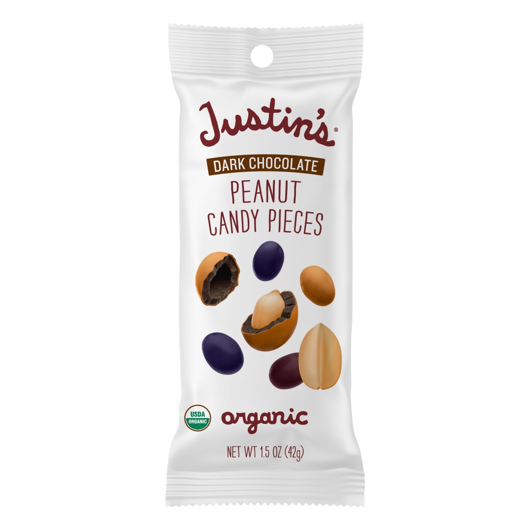 Dark Chocolate Peanut Candy Pieces carton