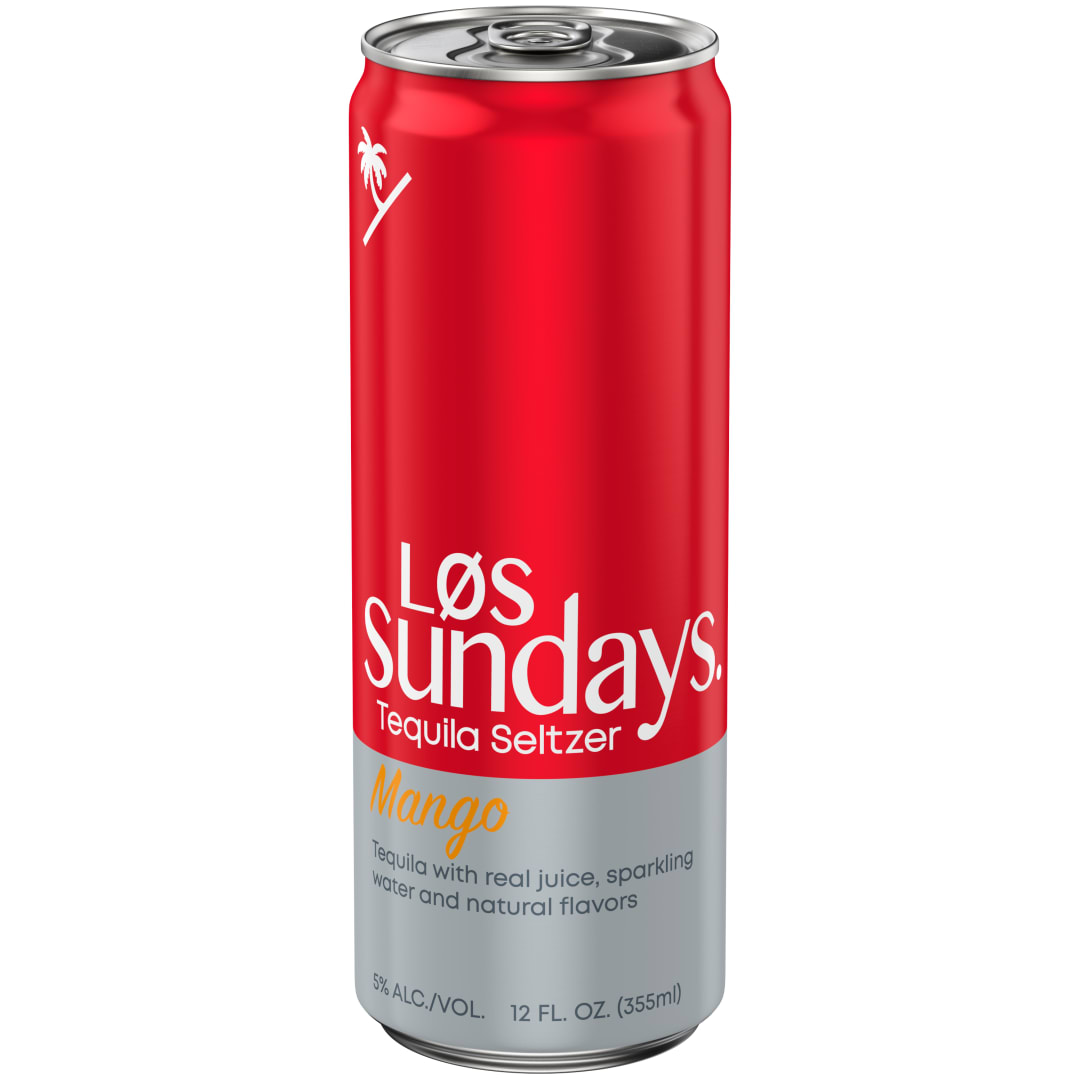 Los Sundays Mango Tequila Seltzer 12 fl oz