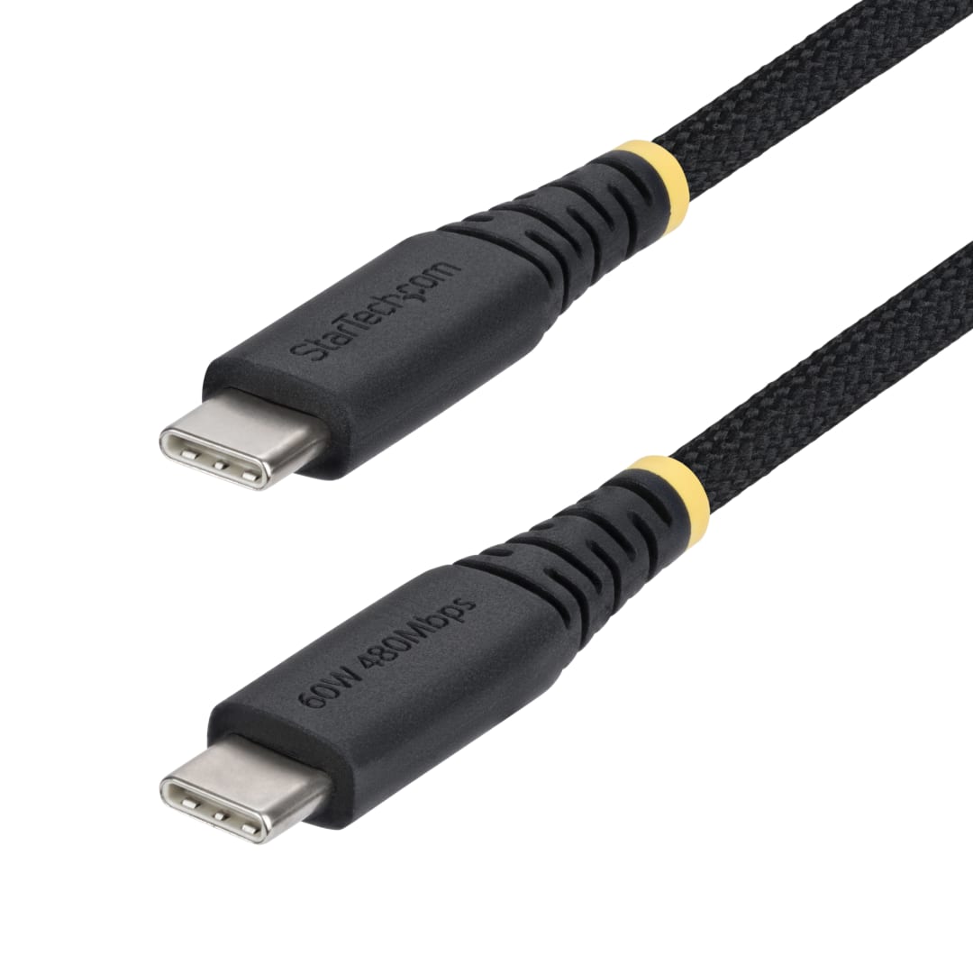 USB C Cable - 60W Charge and Sync- Braided - 1m