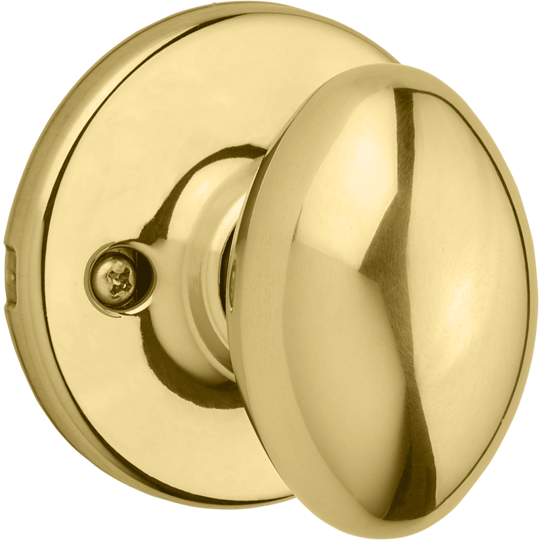 Aliso Half-Dummy Knob in Polished Brass