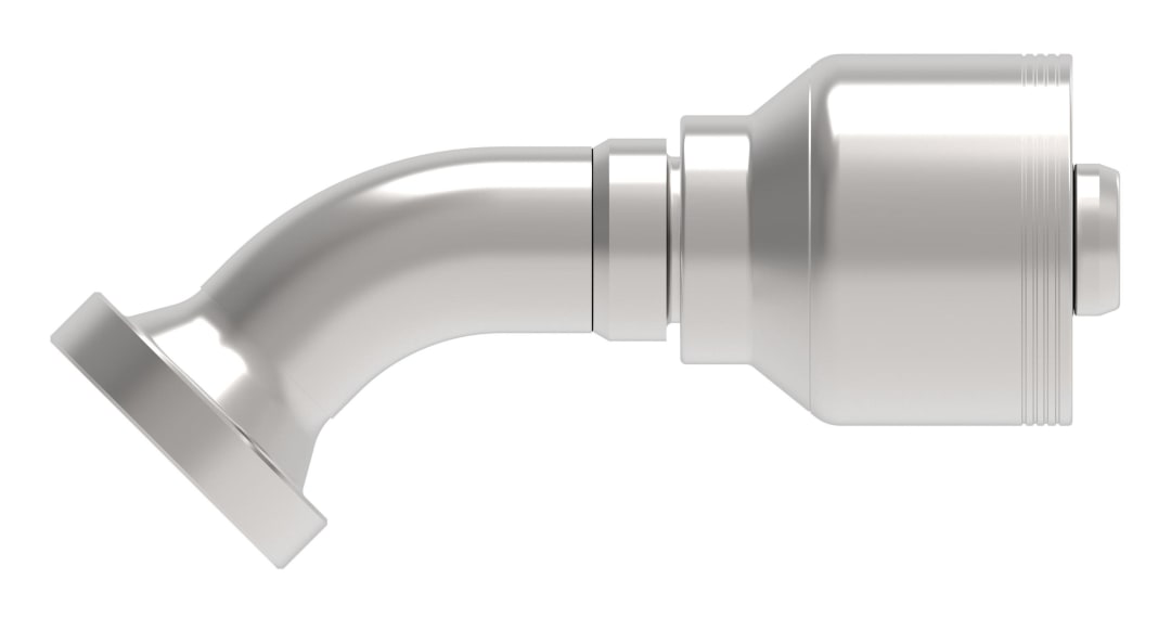 Aeroquip 1" Cd62 Flange 45d X 3/4 Hydraulic Hose Fitting 4w