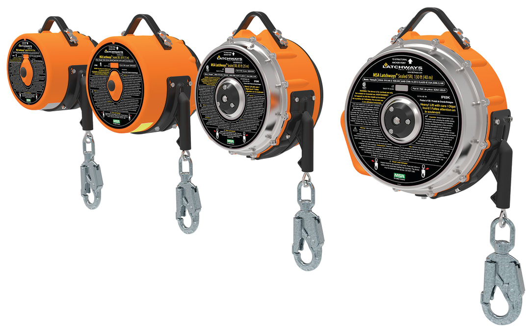 Latchways Sealed Self-Retracting Lanyards