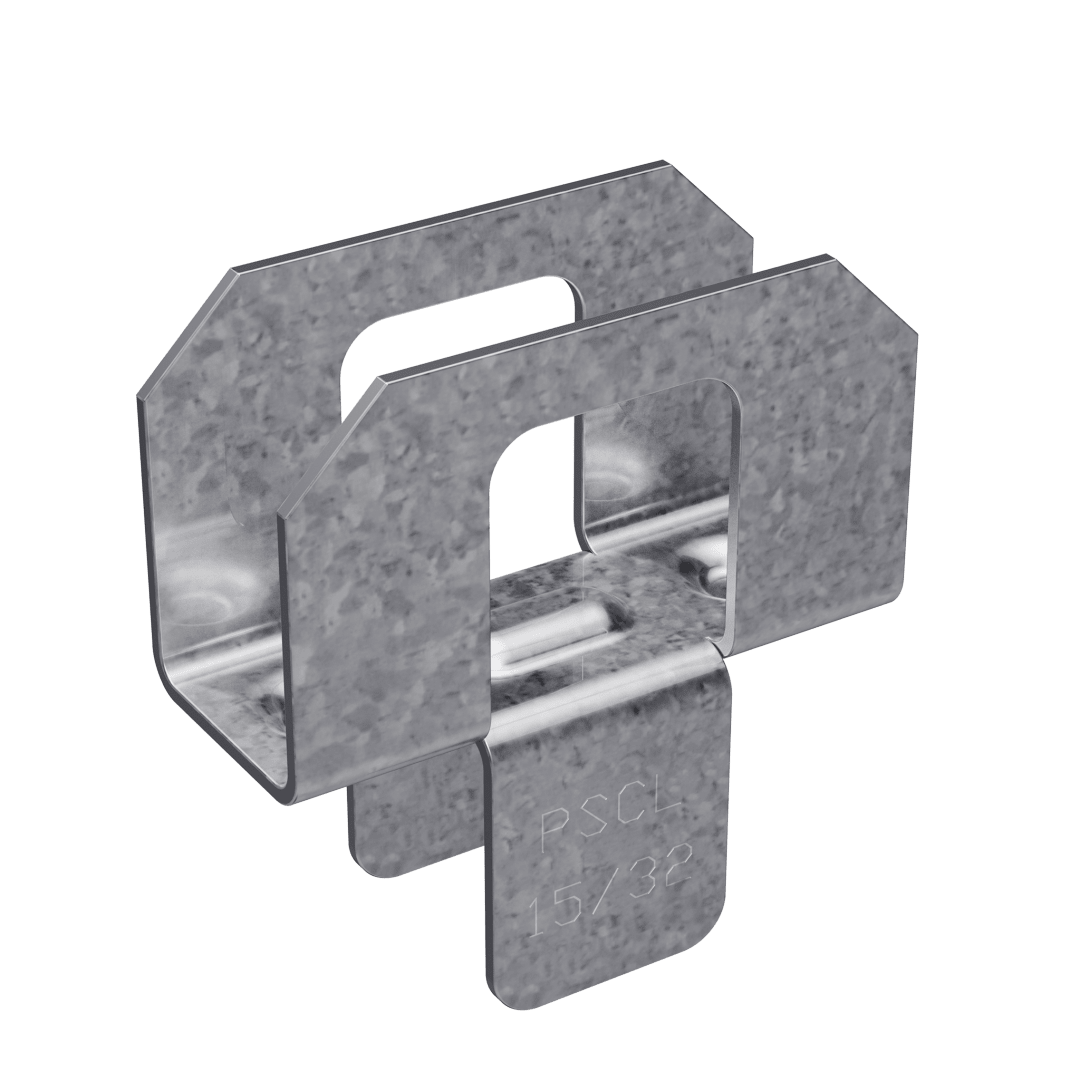 Simpson Strong-Tie PSCL 15/32 PSCL 20-Gauge Panel Sheathing Clip for 15/32-in. Plywood (250-Qty) (Pack of 100)