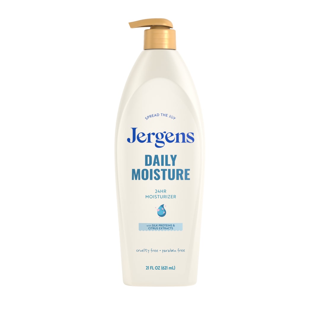 Jergens Daily Moisture Body Lotion For Dry Skin, 21 fl oz