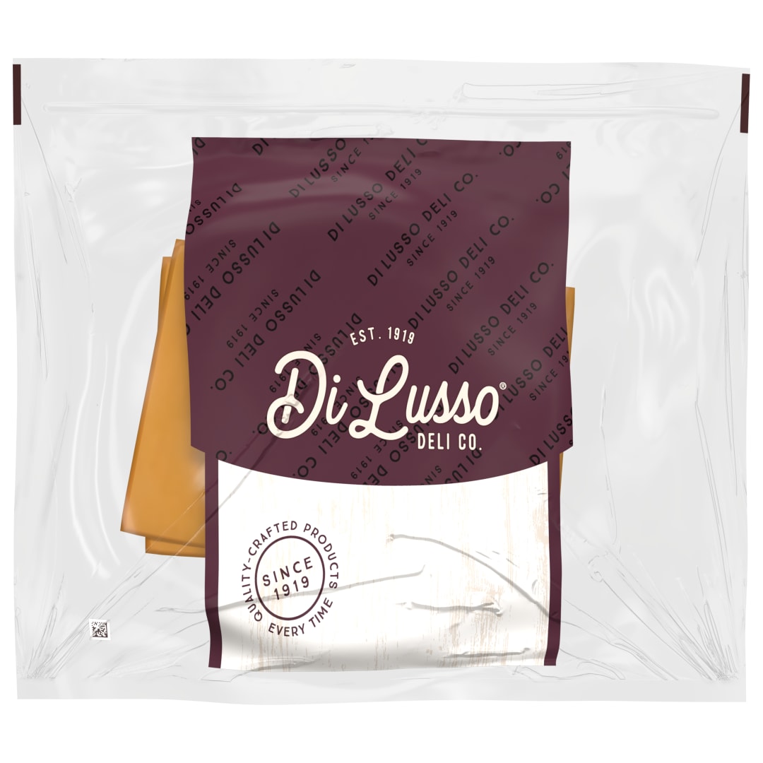 Di Lusso Sliced Medium Cheddar Cheese 9OZ Vac pack