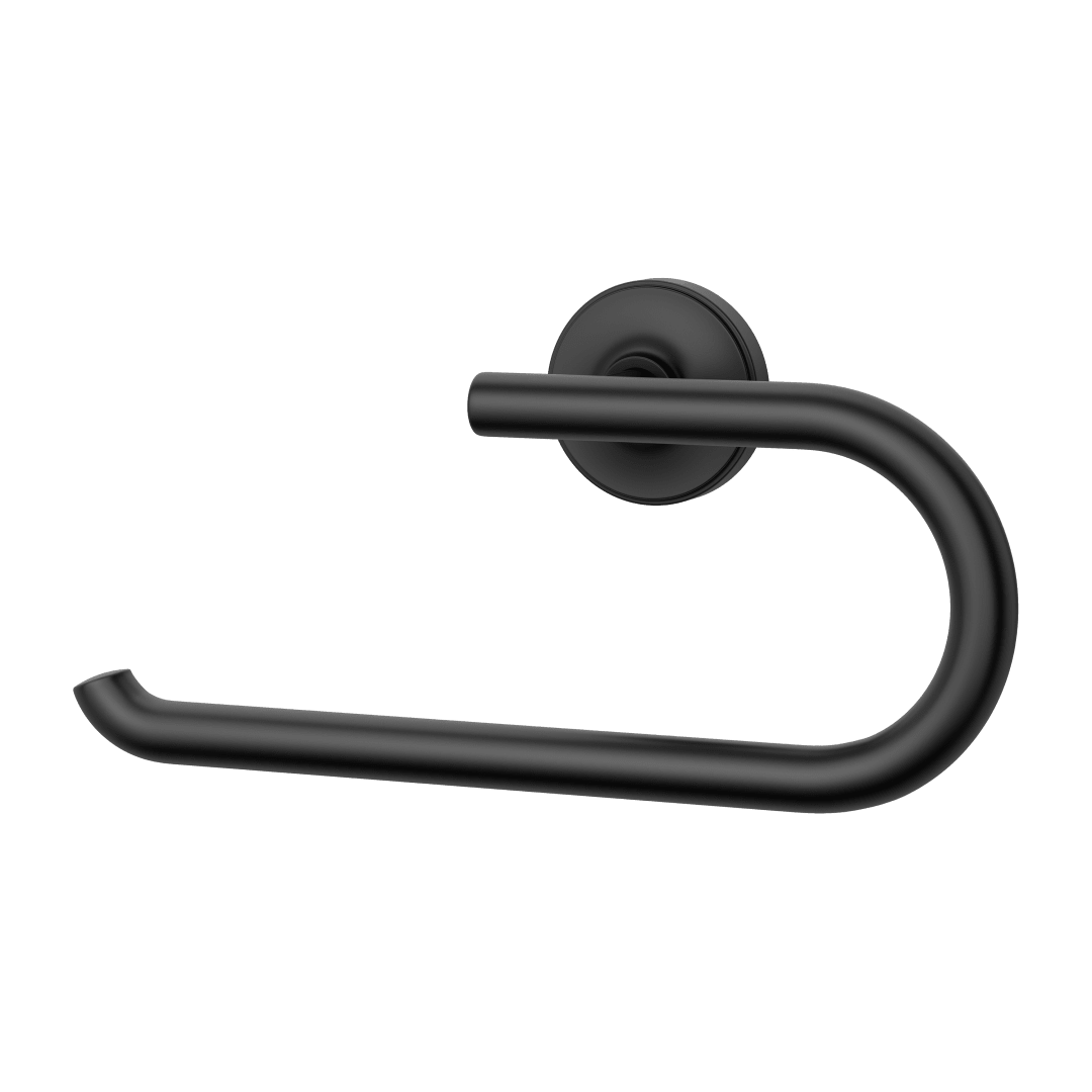 Tenet Towel Ring in Matte Black