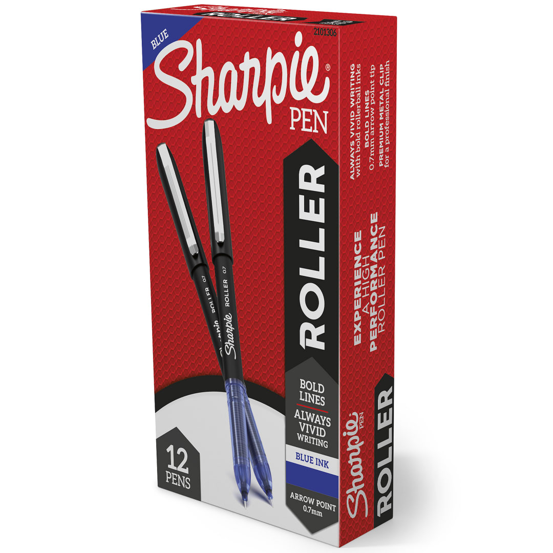 SHARPIE RB BLUE 0.7MM 12CT BOX