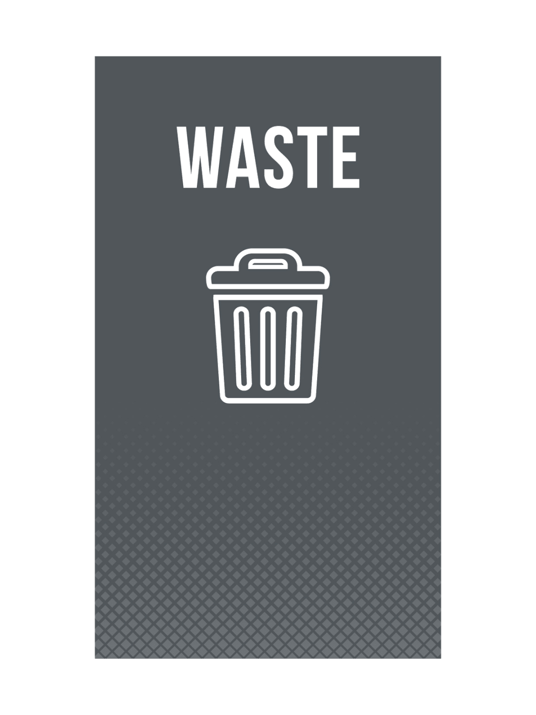  FUSION - Sign - Body - Waste - Dark Grey