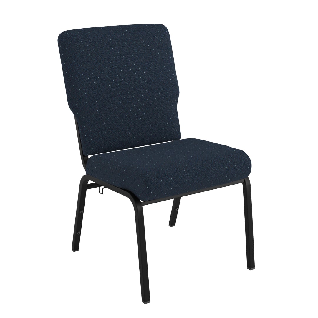 Advantage 20.5 in. Cobalt Molded Foam Church Chair