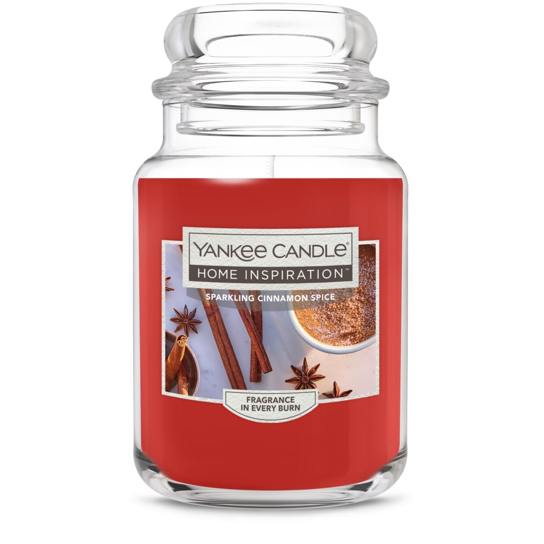 Yankee Candle Home Inspiration Sparkling Cinnamon Spice Large Jar Candle