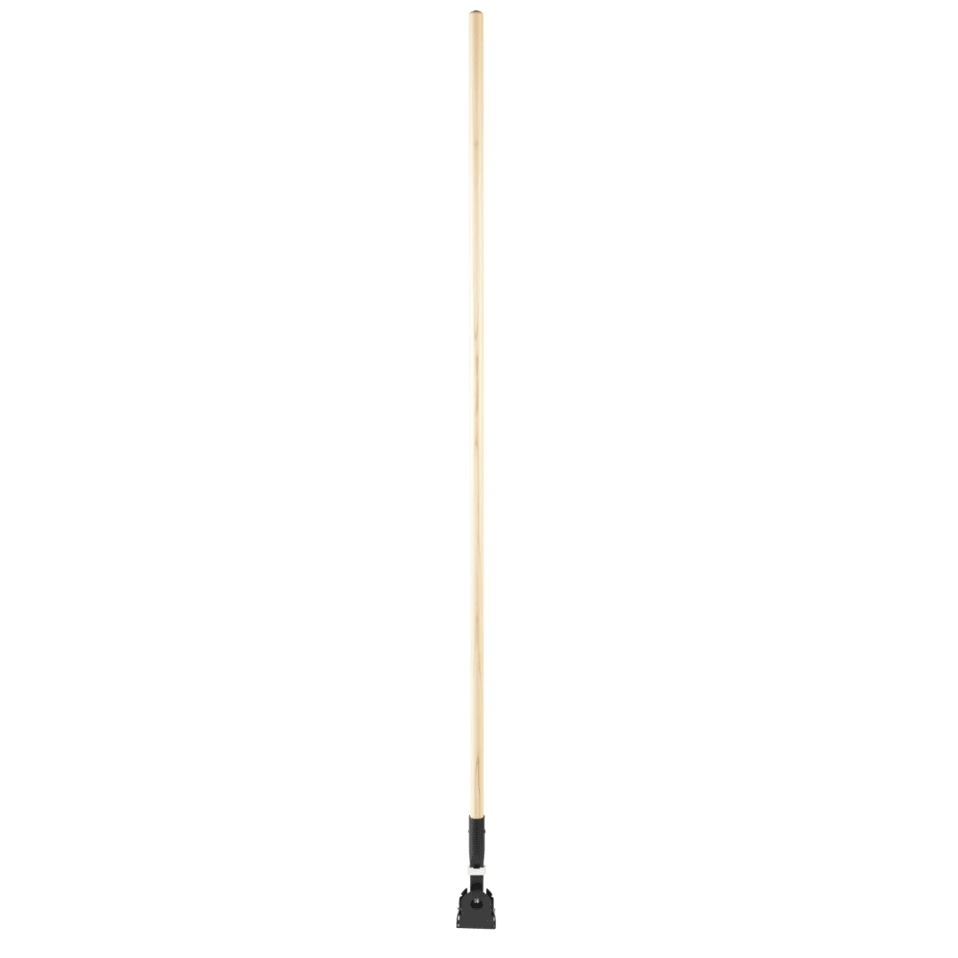 Rubbermaid Commercial Products 60" Snap-On Wood Dust Mop Handle, Natural
