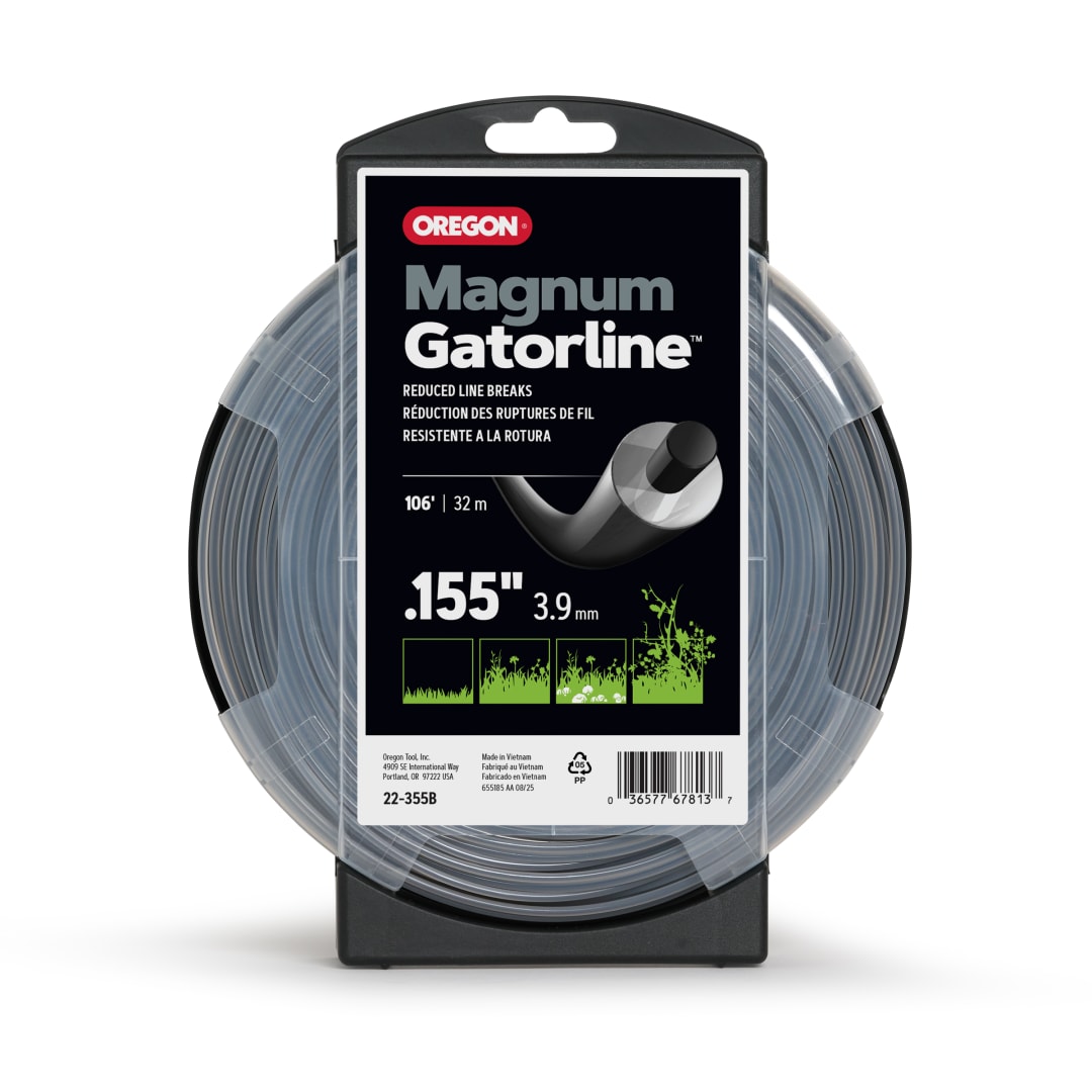Oregon Magnum Gatorline Round Trimmer line, 0.155in, 106ft Donut
