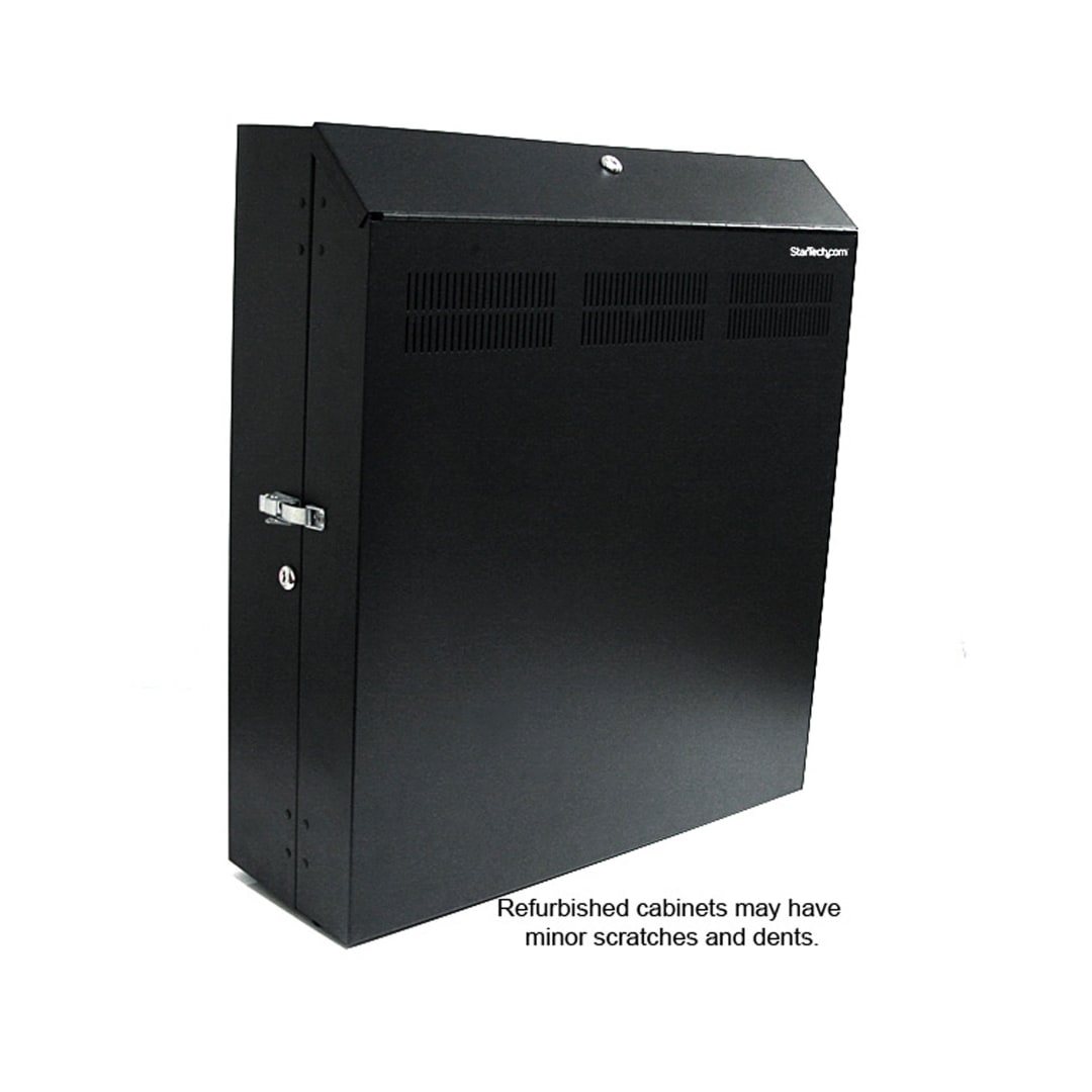 Refurbished 4U 19" Wide Vertical Secure Server Wall Cabinet