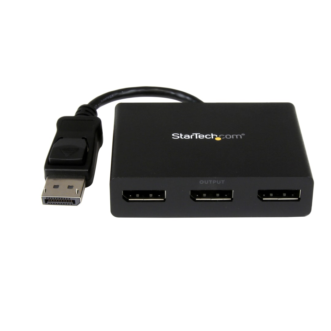 DP to DP Multi Monitor Hub - 3-Port MST Splitter