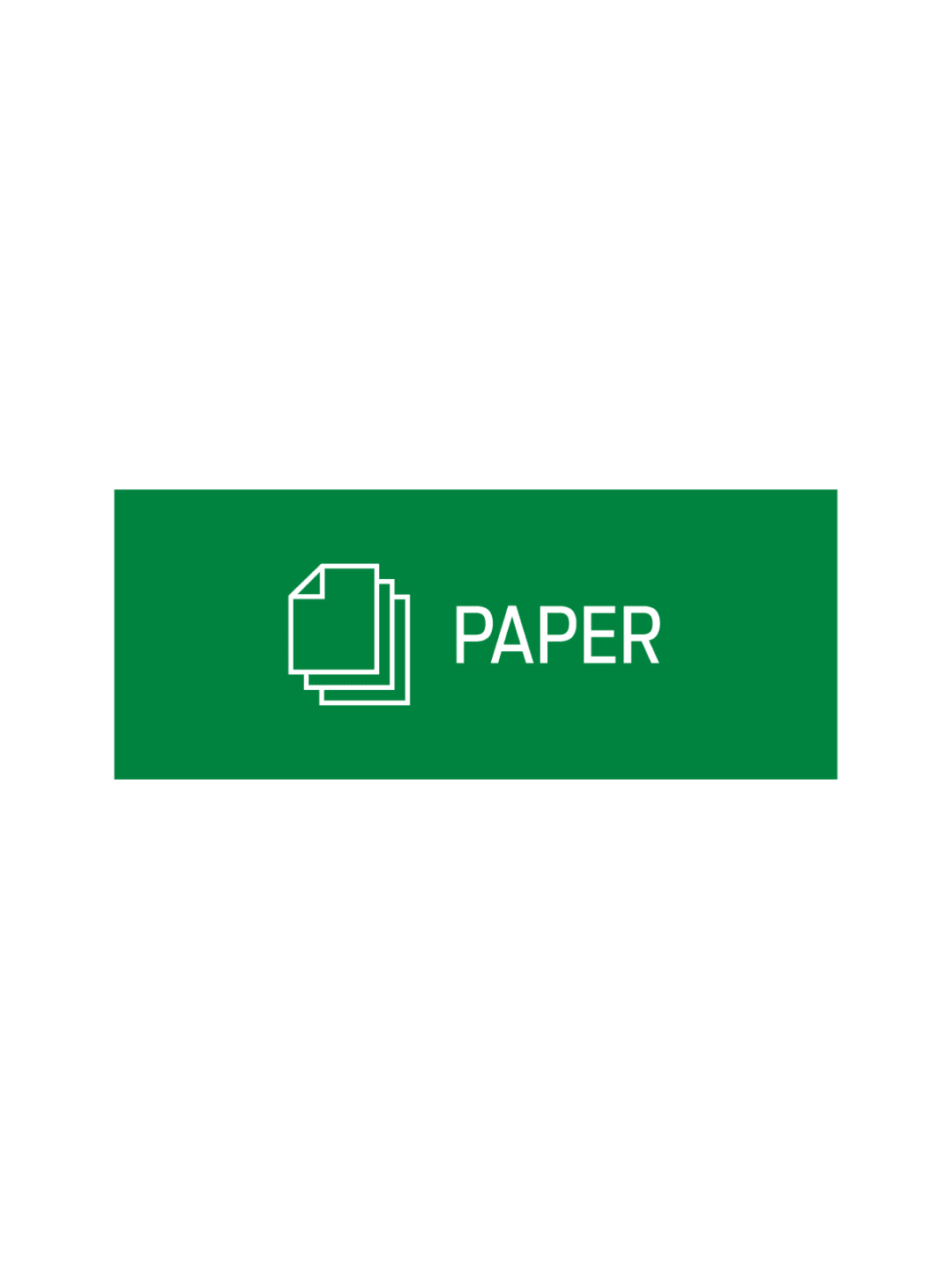  RISE - Double - Sign - Paper - Green