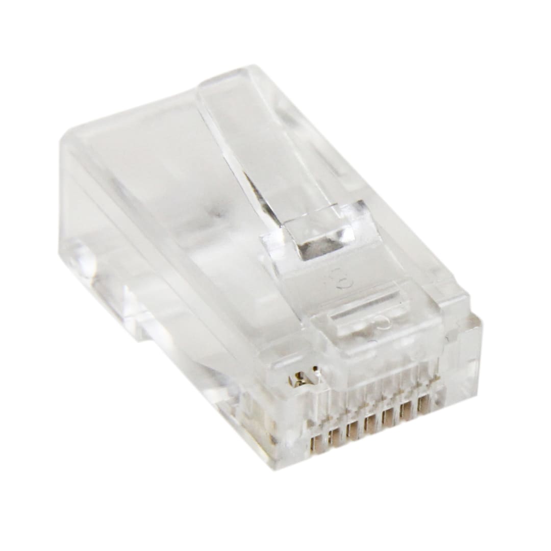 RJ45 SOLID CONNECTOR 50U-GOLD