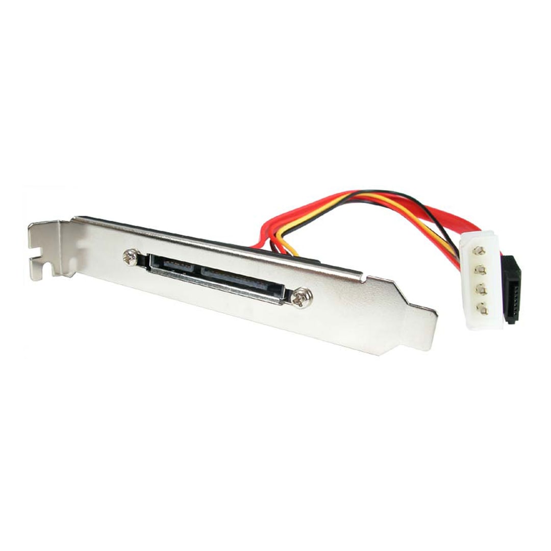 1ft Internal SATA &amp; Power to External Slot Adapter